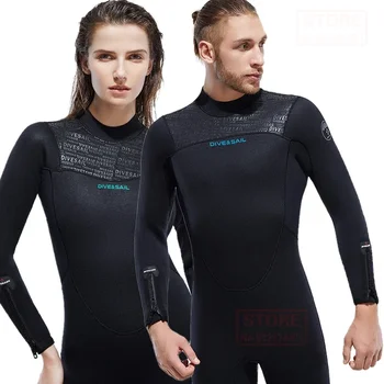 Мужской женский гидрокостюм из 5 мм неопрена для всего тела, костюмы для подводного плавания, цельный гидрокостюм для плавания с маской и трубкой, костюмы для серфинга 5