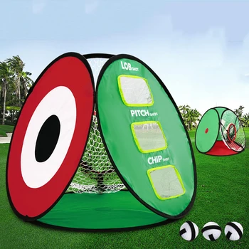 PGM Нейлоновая Сетка для гольфа с многогранной огранкой, 3 мяча, 4-Сторонняя Сетка для резки Гольфа, Клетка для мяча с 3 отверстиями, Тренировочная сетка для гольфа В помещении на открытом воздухе 3
