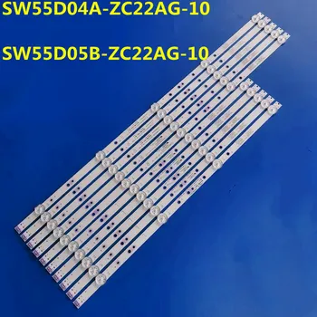 Светодиодная лента подсветки SW55D04A-ZC22AG-10 SW55D05B-ZC22AG-10 для 55F5 55M75 55G3 55G2A 55M7S 55M1 55V7 55D10 RDL550WY (CD0-303) 7