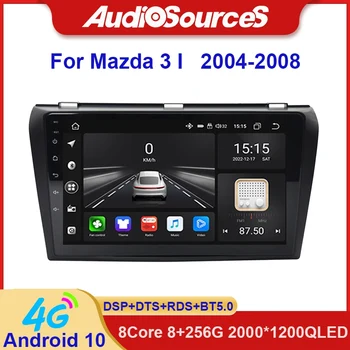 7862 S 8 + 256 Г 2 К QLED Автомобильный Радио Мультимедийный Видеоплеер Навигация Стерео GPS Android 10 Для Mazda 3 I Для Mazada 3 BK 2004-2008