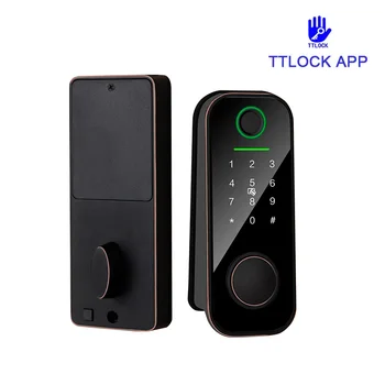 TTlock Умный дом Bluetooth Блокировки отпечатков пальцев Умный дверной замок Цифровой пароль приложение Удаленная разблокировка электронного замка 14