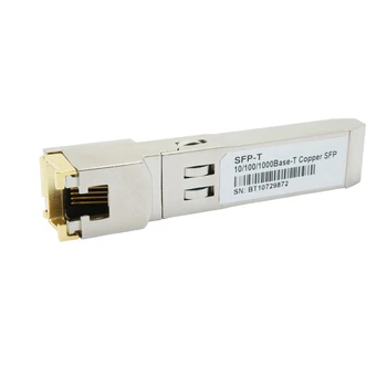Гигабитный Модуль SFP RJ45 10/100/1000 Мбит/с SFP Медный Приемопередатчик RJ45 SFP Gigabit Ethernet Switch 9