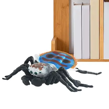 Большая поддельная реалистичная модель паука, игрушка, веселый страшный реквизит для Хэллоуина, новинка, розыгрыши, украшение вечеринки 20