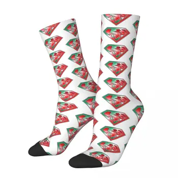 Хип-хоп винтажные мужские компрессионные носки SUPER ABARTH Crazy Унисекс Abarth Car Street Style с принтом Happy Crew Sock