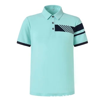 2023 Мужской гольф С коротким рукавом, Летняя Повседневная футболка для занятий спортом на открытом воздухе, Быстросохнущая дышащая рубашка-поло, одежда для гольфа 17