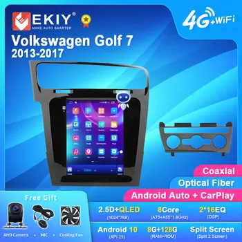 EKIY TT7 Android 10,0 Для Volkswagen Golf 7 2013-2017 Для Tesla Стиль Экран Автомобиля Радио Мультимедиа Видео Carplay Navi БЕЗ 2din DVD
