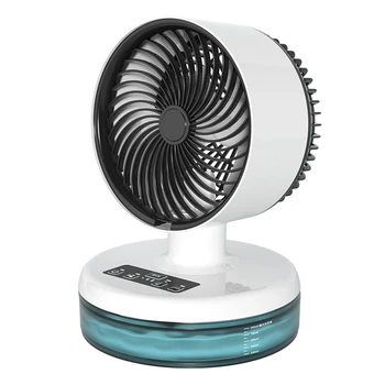 1 ШТ. Охлаждающий вентилятор для распыления воды для домашнего рабочего стола, портативный мини-вентилятор для увлажнения воздуха 10