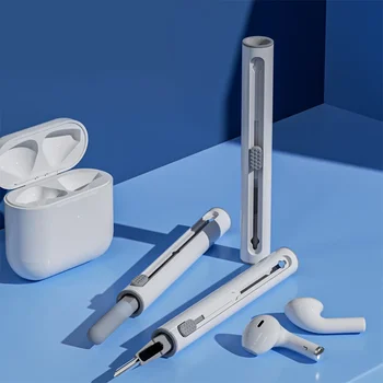 Инструмент для чистки наушников Прочная щетка-ручка для очистки Xiaomi Airpods Pro 2 3 Чистящие средства Щетка для мытья наушников Bluetooth 22