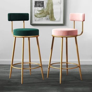Роскошные сексуальные барные стулья для кухни, современный высокий стул, обеденный стул, барный стул, коммерческая мебель для бара в гостиной 12