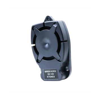 Звуковой сигнал Сирены Зуммер 12 В Шеститональный 110 точек Малый размер и простота установки Высокий децибел Плоский корпус Маленький звуковой сигнал Сирены 17