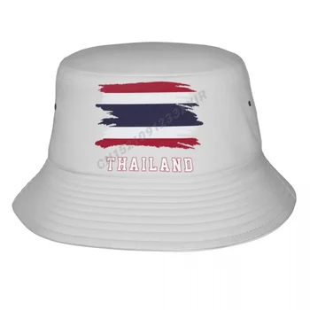 Шляпы-Ведра Флаг Таиланда Прохладные Тайские Вентиляторы Солнцезащитный Козырек Прохладные Летние Рыбацкие Кепки Рыболовная шляпа 9