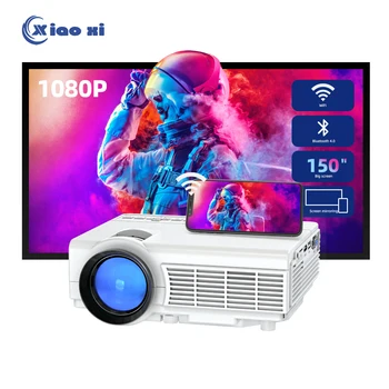 Q5 МИНИ Портативный Проектор Домашний Развлекательный Кинотеатр WIFI Синхронизация HD 1080P Bluetooth Проектор Movie LED Video Cinema Проектор 9