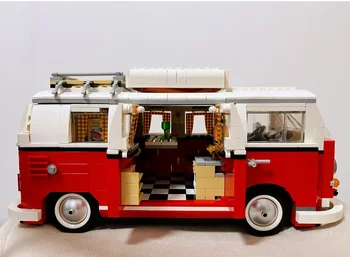 Автомобильные кирпичи, совместимые с автобусом модели 10220 10252 10242, строительные блоки, подарки на день рождения для мальчиков и девочек, игрушки для детей 7
