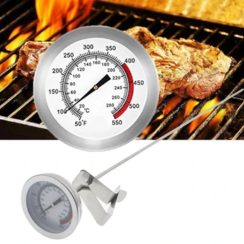 С зажимом для домашнего мгновенного считывания, бытовой пищевой термометр, кухонные принадлежности для барбекю, термометр для мяса