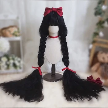 Кудрявый парик XG Woman, парики в стиле Лолиты, очень длинный парик на Хэллоуин, синтетические волосы 8
