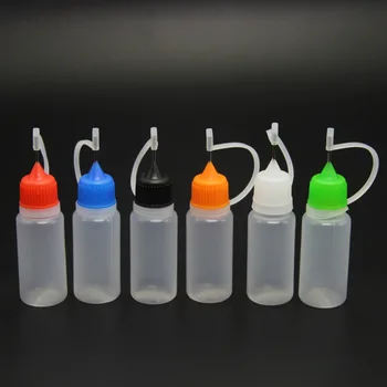 Новинка 2023 года, пластиковые бутылочки для выдавливания иглы объемом 1шт 10 мл, пипетка для глазной жидкости, капля образца Может быть аппликатором для клея, Многоразовая салфетка 15
