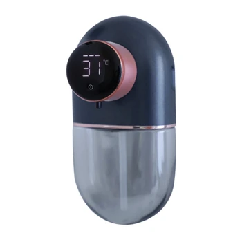 1 комплект, умный дозатор мыла, USB Перезаряжаемая жидкость для мытья рук, цифровой дисплей, пена для рук, Черный 15