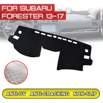 Коврик для приборной панели автомобиля, грязный нескользящий коврик для приборной панели, абажур с защитой от ультрафиолета для Subaru Forester 2013 2014 2015 2016 2017 12