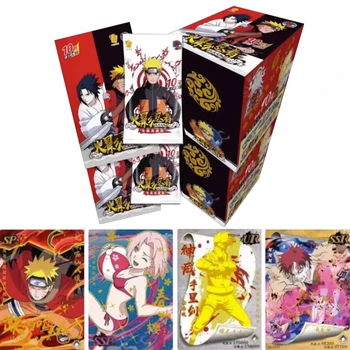 Новые оригинальные открытки Naruto Collection Edition, аниме Uzumaki Naruto Sasuke, Редкая лимитированная литография, стереокарта XR, игрушки, Игра, подарок 13