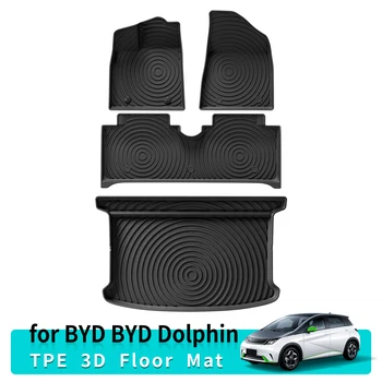 для BYD BYD Dolphin Автомобильные коврики TPE 3D для грузового лайнера Водонепроницаемая Защитная Автомобильная накладка Автоаксессуары 12