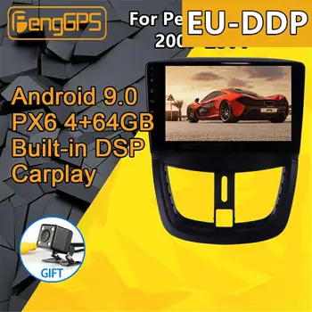 Для Peugeot 207 2007 2008 2009 - 2016 Автомобильный мультимедийный плеер Стерео Android PX6 Радио Аудио GPS Навигация Головное устройство 360 Камера 4