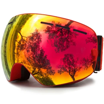 Лыжные очки MAXJULI - Сменные линзы - Зимние очки премиум-класса, сноубордические очки для мужчин и женщин, лыжный предмет 11