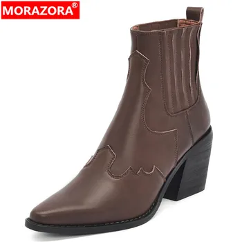 MORAZORA 2023, размер 33-48, Новые ботинки 