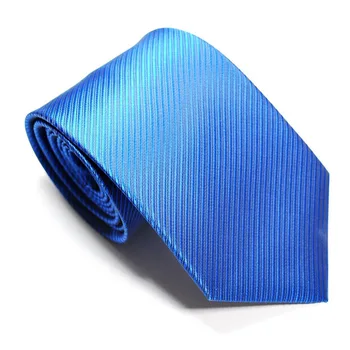 Мужские однотонные галстуки HOOYI 2019 королевского синего цвета, модные галстуки высокого качества 3