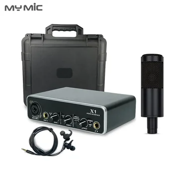 MX18 USB для студийной записи аудио звуковые карты и микшеры с микрофоном наушники монитор подставка для микрофона весь комплект для певческого зала 17