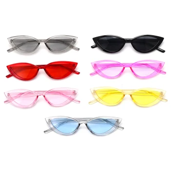 Модные солнцезащитные очки в маленькой оправе, Винтажные солнцезащитные очки, Женские оттенки, Модная Уличная одежда, очки UV400 4