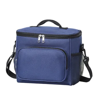 Портативная портативная изолированная сумка для ланча из ткани Оксфорд, которую легко носить с собой, сумка для ланча в автомобиле, путешествия, работы, пикника