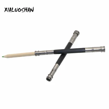 Усовершенствованная металлическая ручка с двойной головкой высококачественный инструмент для рисования для студентов удлинитель карандаша Канцелярские принадлежности стационарные наборы 16