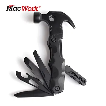 Многофункциональные плоскогубцы MacWork 11 В 1, молоток, нож, пила, напильник и отвертка в одном походном инструменте