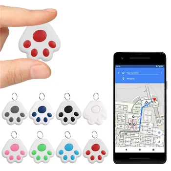 Портативный мини-локатор отслеживания домашних животных для кошек и собак Bluetooth 5.0 Скрытый GPS-анти-потерянное устройство отслеживания для домашних животных Мобильные инструменты для поиска ключей 7