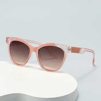 Роскошные Милые Модные Женские солнцезащитные очки Дизайнер Cateye Стильные Женские Солнцезащитные Очки Insta Influencer Стильные очки