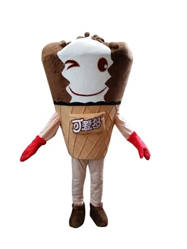 Рожок мороженого костюм талисмана на Хэллоуин маскарадный костюм для косплея