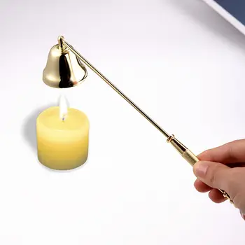 Домашний Огнетушитель для свечей из нержавеющей стали с длинной ручкой Ретро Декоративная Свеча Для Ароматерапии Подарок для тушения свечей 10