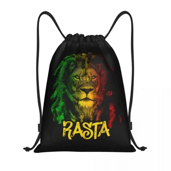 Изготовленные на заказ сумки с завязками Rasta с флагом Ямайки для тренировок, рюкзаки для йоги, Женские и мужские рюкзаки для спортзала Jamaican Pride Sports 19