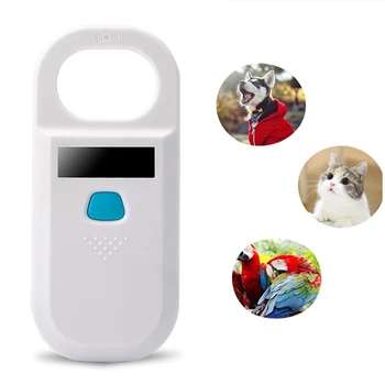Сканер Домашних животных 134,2 кГц Smart Chip Handheld ID Reader ISO11784/5 Animal FDX-B/A Стеклянная Трубка Для Кошек, Собак, Лошадей, Транспондер Для Бирки 21