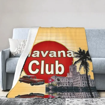 Одеяла Havana Club Мягкое теплое Фланелевое Плюшевое одеяло для кровати гостиной Пикника Путешествия Домашнего дивана 10