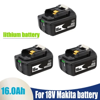 Оригинальный Для Makita 18V 16000mAh 16.0Ah Аккумулятор для Электроинструментов со Светодиодной Литий-ионной Заменой LXT BL1860B BL1860 BL1850 1