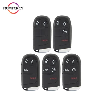 REMTEKEY Smart Remote Car Key Shell FCC M3N-40821302 Чехол-Брелок Без Ключа для Jeep Renegade Compass SIP22Key Blade Неразрезанный