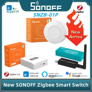 SONOFF SNZB-01P Zigbee Wireless Switch Custom Button Action Smart Scene Через приложение eWeLink Alexa Google Home Smart Control 16