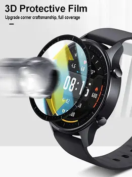 Мягкая защитная пленка 3D Full Edge для защиты смарт-часов Xiaomi Mi SmartWatch Цветная версия Smartwatch для XIaomi Screen Protector 18