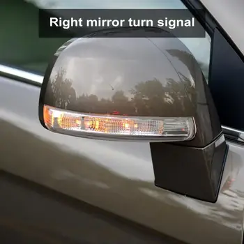 Лампа Правого Бокового зеркала Заднего Вида, Модифицированная Лампа Указателя Поворота Заднего Вида для Chevrolet-Captiva 2007-2016 10