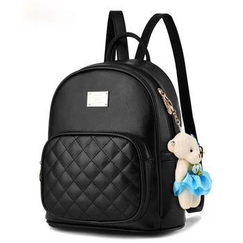 Высококачественный модный женский рюкзак, сумка из искусственной кожи, женская сумка для девочек-подростков 6