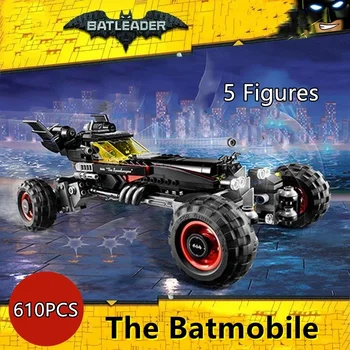 Серия Super Hero Бэтмобиль Совместим с 70905 строительными блоками, кирпичами, обучающими игрушками для детей, подарками на день рождения и Рождество 16