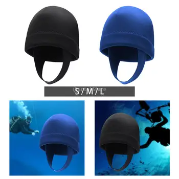 Профессиональный капюшон для подводного плавания с аквалангом, 2 мм Неопреновый капюшон, шапочка для плавания для мужчин и женщин, зима 16