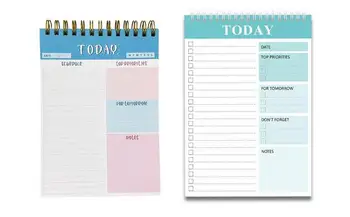 Блокнот для ежедневника, ежедневник с двойной резьбой, дневник тренировок и планировщик дел для работы и дома 8