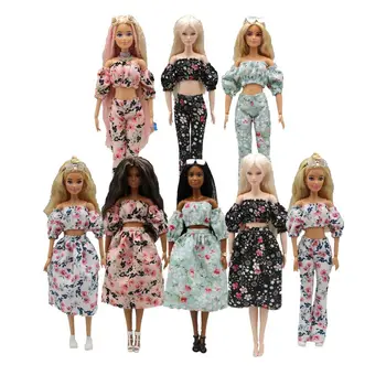 Модная кукольная праздничная одежда с цветочным пузырем, повседневная одежда для девочек, одежда ручной работы 2023, новейшие игрушки для девочек, кукла 29 ~ 30 см 16